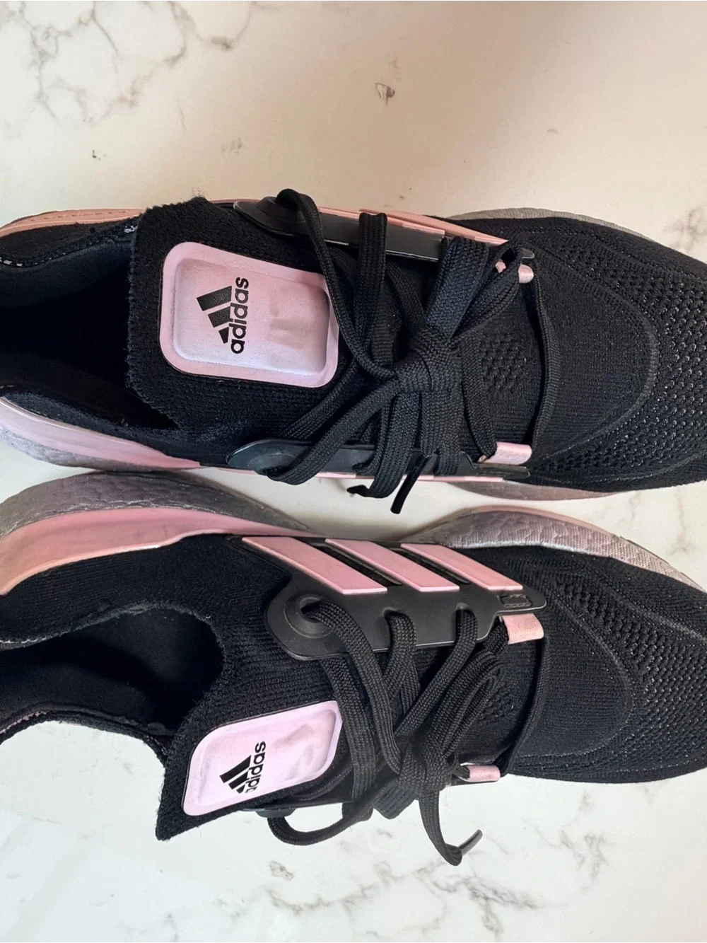 adidas Boost Running Shoes Black Pink Women’s Size 11